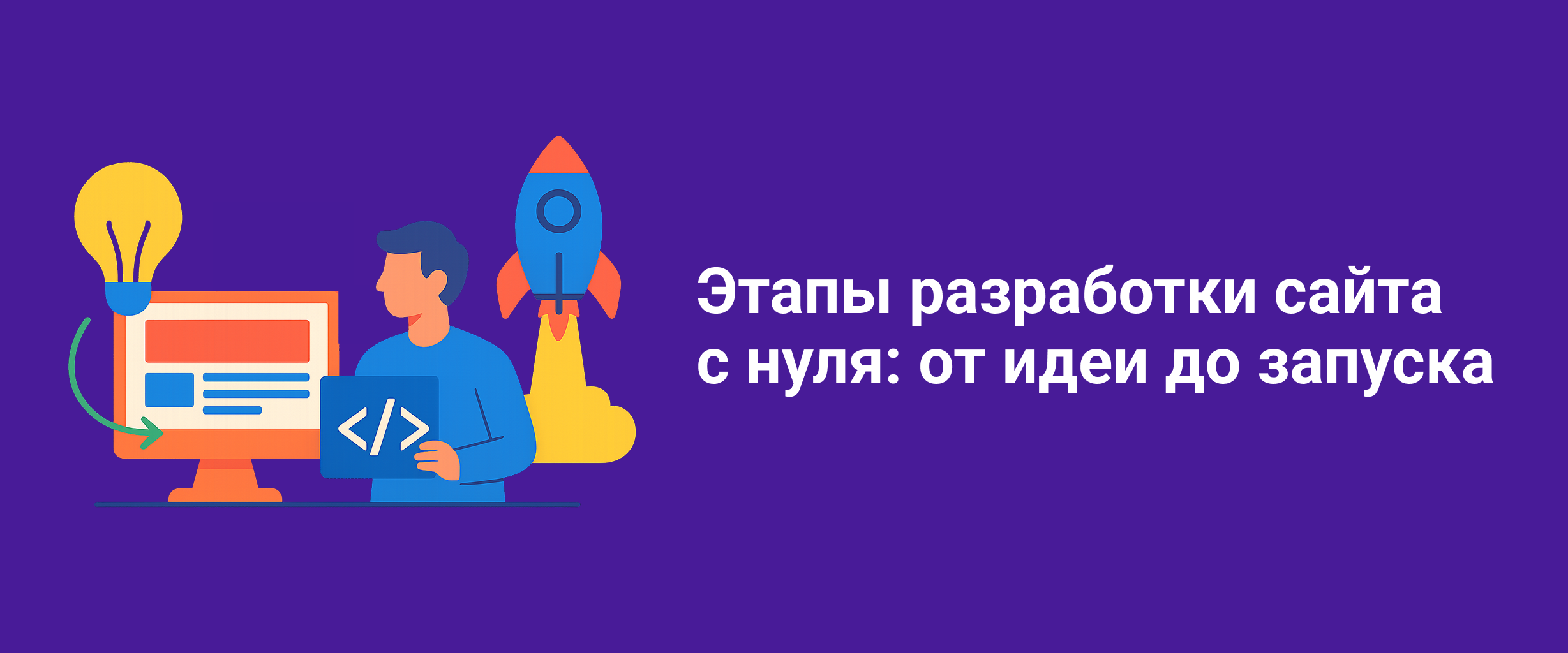 Этапы разработки сайта с нуля: от идеи до запуска